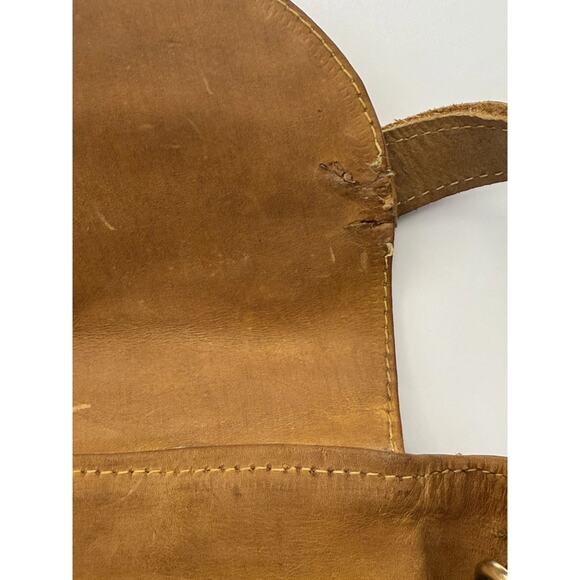 Noonday Collection Homesteader Convertible Backpack Tan Leather -Defect Area - Picture 7 of 15